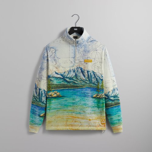 Kith for Columbia Lake Tahoe Quarter Zip 'Chalk' M032096-410