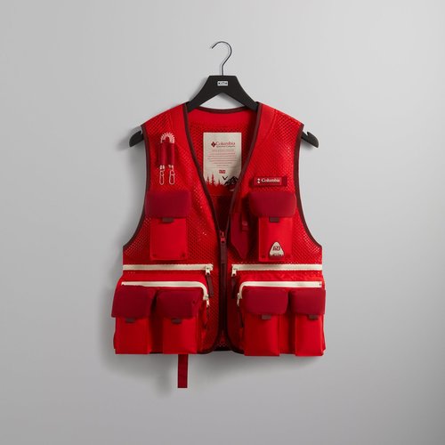 Kith for Columbia Utility Vest 'Red Velvet' 13711-691 RvceShops