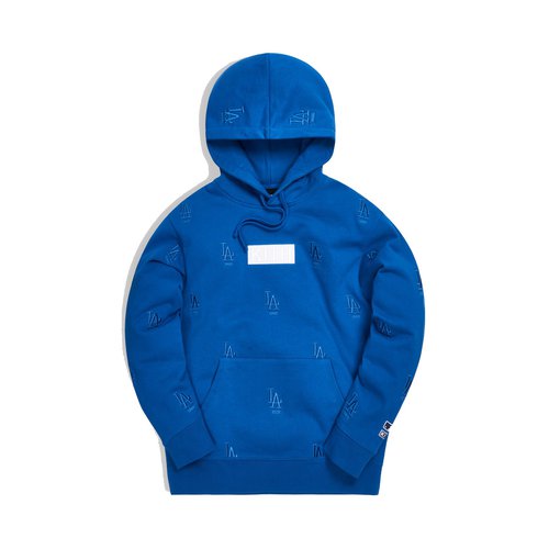 Kith For Major League Baseball Los Angeles Dodgers Monogram Hoodie - Royal Blue