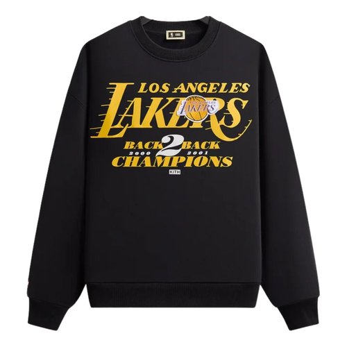 Kith for NBA All-Star Los Angeles Lakers Nelson Crewneck - Black - KHM034950-001