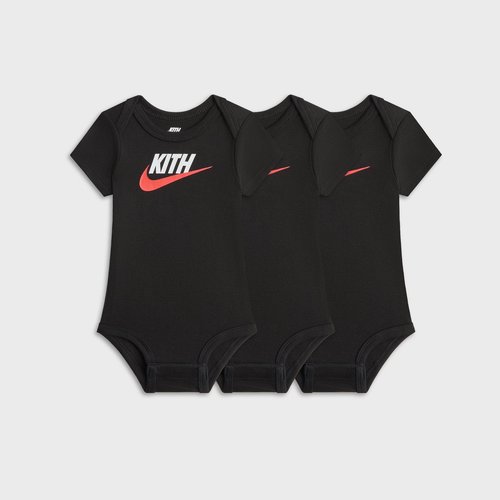 Kith for Nike 3-Pack Bodysuit - Black - NN1335-023