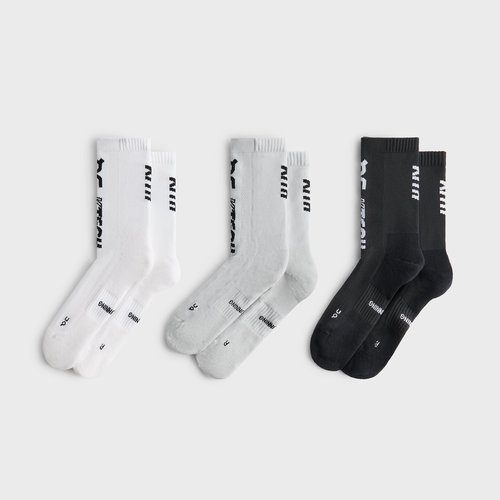 Kith for On Core 3-Pack Run High Socks - Multi - 2UF30650813
