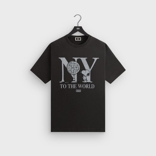 Kith for Peanuts New York To The World Vintage Tee - Black - M033415-001