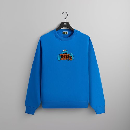 Kith for Sesame Street Cookie Monster Nelson Crewneck - Voyage - M033069-417