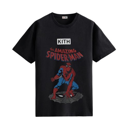 Kith For Spider-Man Venom Vintage Tee 'Black' - KHM030604
