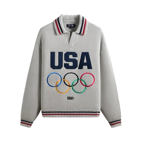 Kith For Team USA Nelson Rugby Sweater - KHM034846 002