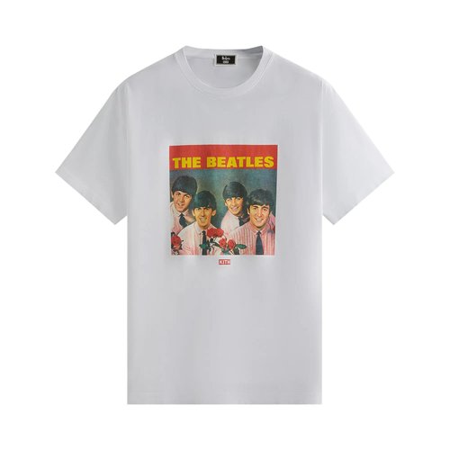Kith For The Beatles Red Roses Vintage Tee - KHM031232 101