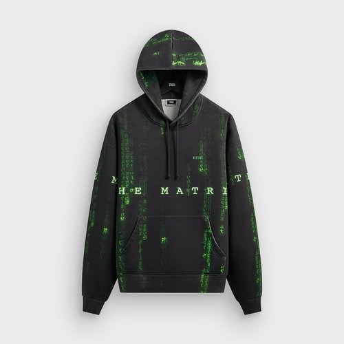 Kith for The Matrix Code Vintage Nelson Hoodie - Black - M035062-001