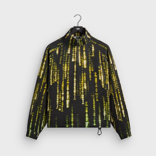 Kith for The Matrix Code Vintage Nelson Quarter Zip - Black - M035064-001