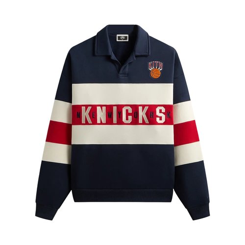 Kith For The New York Knicks Classic Nelson Rugby - KHM034250 413