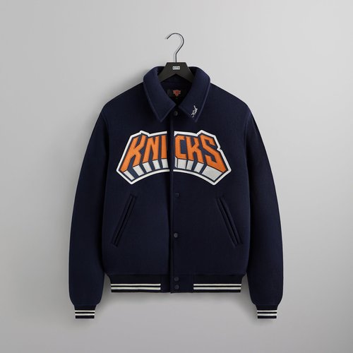 Kith for the New York Knicks Wool Collared Coaches Jacket 
