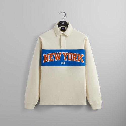 Kith for the New York Knicks Long Sleeve Rugby Shirt - Silk - M031617-116