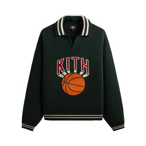 Kith For The New York Knicks Nelson Rugby Sweater - KHM034575 302