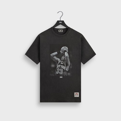 Kith for the New York Knicks Patrick Ewing Athletics Vintage Tee - Black - M034267-001