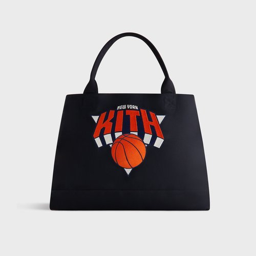 Kith for the New York Knicks Playoffs Canvas Tote - Black - M040309-001