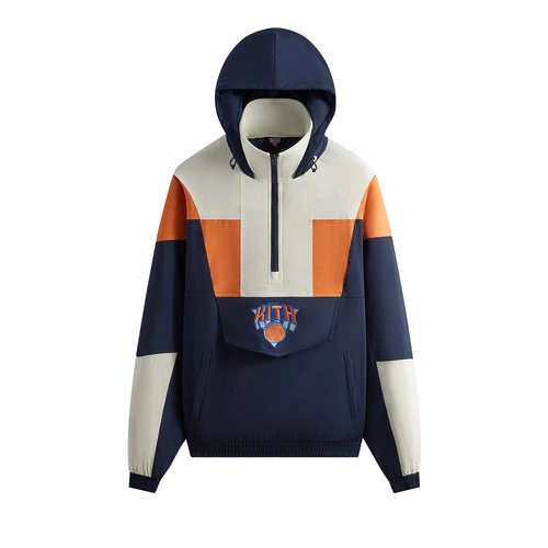Kith For The New York Knicks Quarter Zip Anorak | Multi-Color | Size M - KHM010418 413