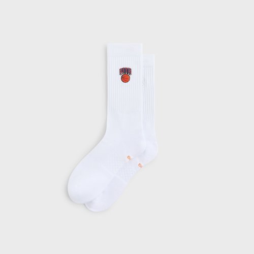 Kith for the New York Knicks Retro Logo Socks - White - M220178-101