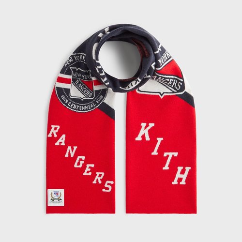 Kith for the New York Rangers Centennial Jacquard Knit Scarf - Nocturnal - M10119-413