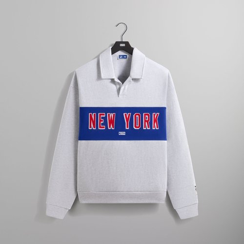 Kith for the New York Rangers New York Nelson Rugby - Light Heather Grey - M033191-002