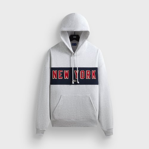 Kith for the New York Rangers New York Vintage Nelson Hoodie - Light Heather Grey - M034763-002