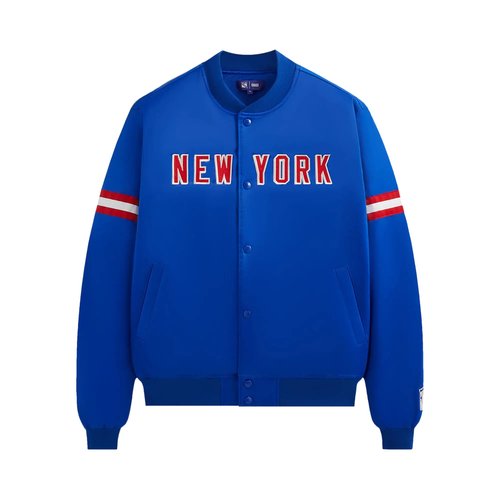 Kith For The New York Rangers Satin Bomber Jacket - KHM010806 423