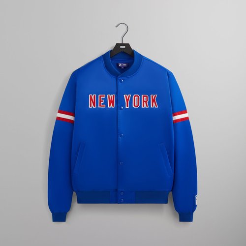 Kith for the New York Rangers Satin Bomber Jacket - Cyclone - M010806-423