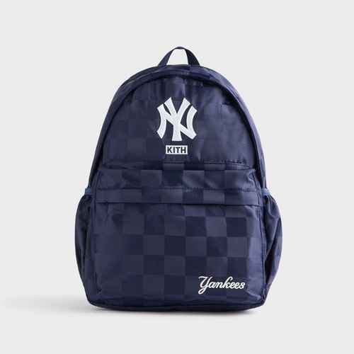 Kith for the New York Yankees Checkered Satin Backpack - Nocturnal - K040034-413