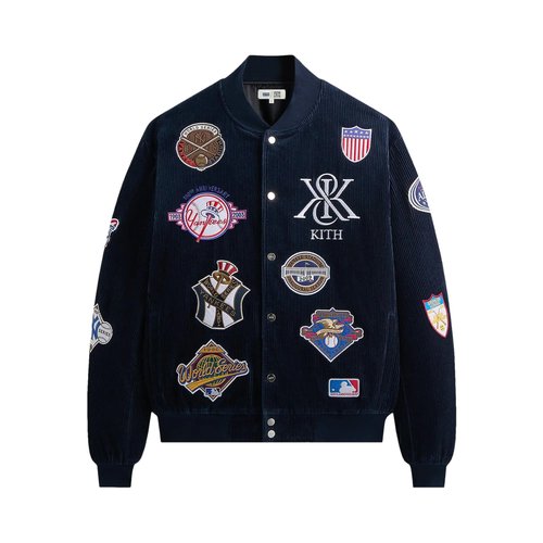 Kith For The New York Yankees Corduroy Avery Bomber Jacket - KHM011120 413