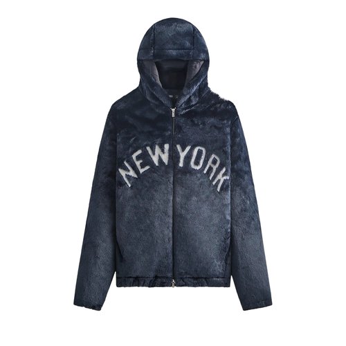 Kith For The New York Yankees Faux Fur Jacquard Jaysen Hoodie - KHM011049 413