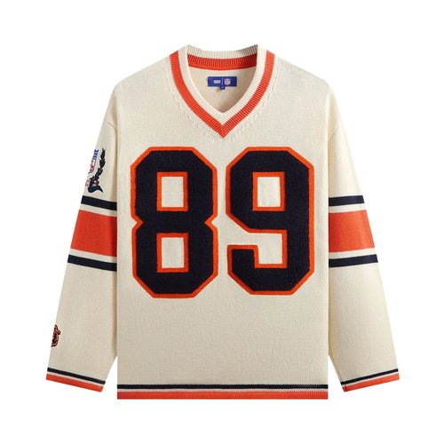 Kith For The NFL Chicago Bears V-Neck Beau Knit Sweater - KHM034066 104