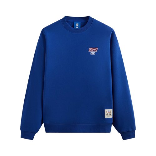 Kith For The NFL: Giants Helmet Nelson Vintage Crewneck | Blue | Size S - KHM031623 412