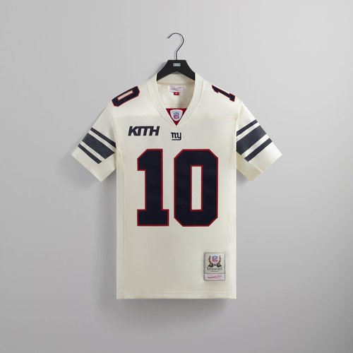 Kith for the NFL: Giants Mitchell & Ness Eli Manning Jersey - Sandrift - FJ7377EM