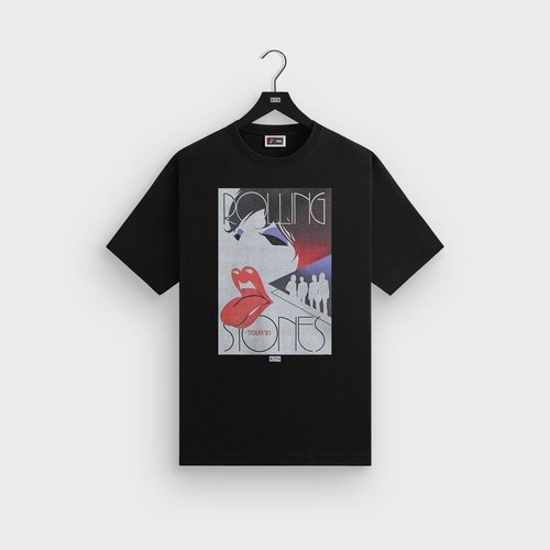 Kith for The Rolling Stones Tour 1981 Tee - Black - M033207-001