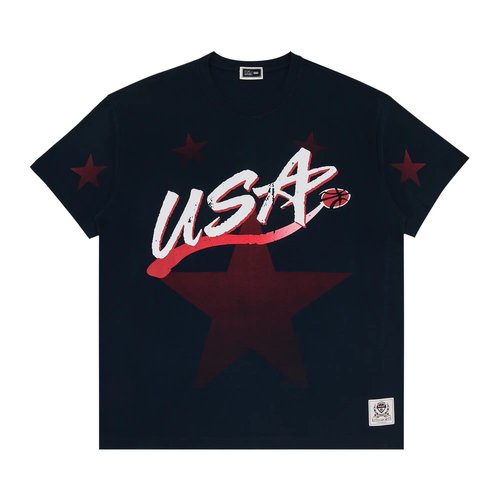 Kith For USA Basketball All Star Vintage Tee | Blue | Size M - KHM032911 413