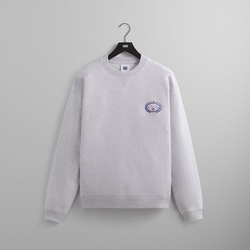 Kith for Wilson Crest Crewneck - Light Heather Grey - M031241-002
