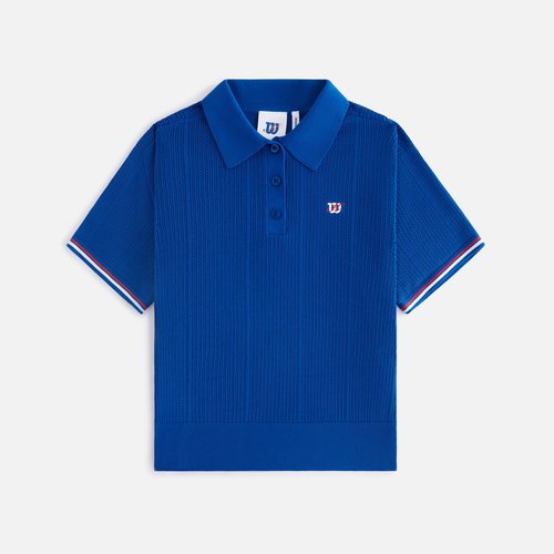 Kith for Wilson Essex Sweater Polo - Blue Quartz - 1W314130WNVJ