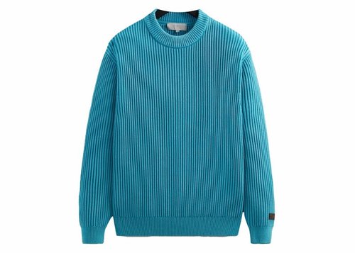 Kith Garment Dyed Meyer Knit Crewneck Sweatshirt - Fresco