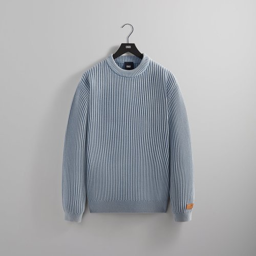 Kith Garment Dyed Meyer Knit Crewneck - Woven - M030952-456