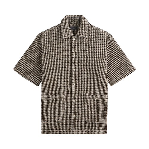 Kith Geometric Diamond Short Sleeve Boxy Collared Overshirt - KHM033457 001