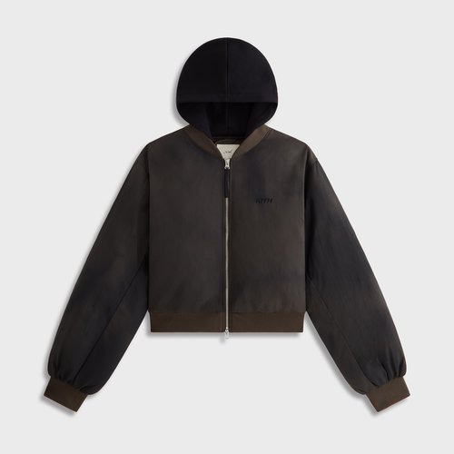 Kith Gorman II Washed Nylon Bomber Jacket - Black - W010328-001