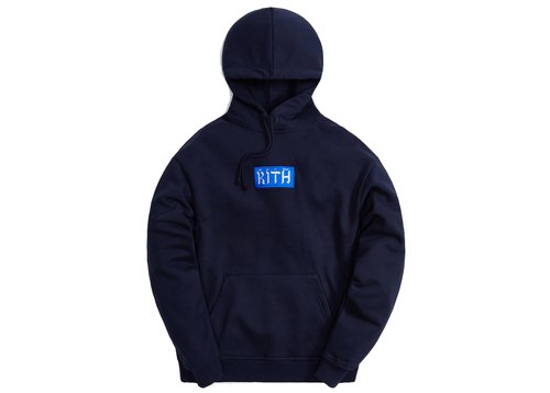 Kith Hebrew Script Hoodie - Nocturnal