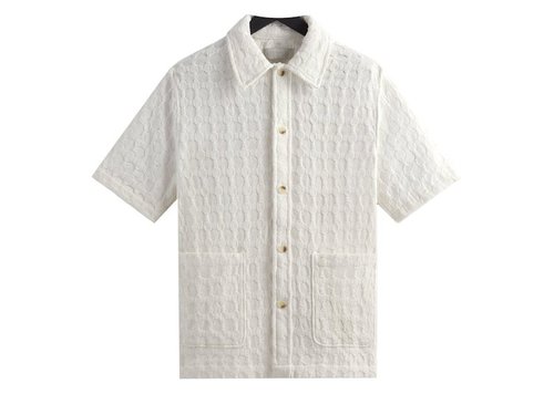 Kith Honeycomb Dobby Boxy Collared Overshirt - Skill
