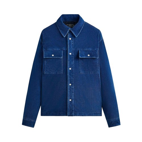 Kith Indigo Cord Vintage Apollo Shirt Jacket - KHM011006 424