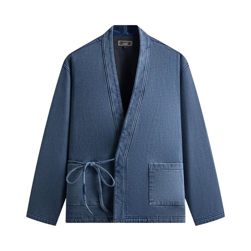 Kith Indigo Fleece Karter Gi Jacket - KHM034482 5111