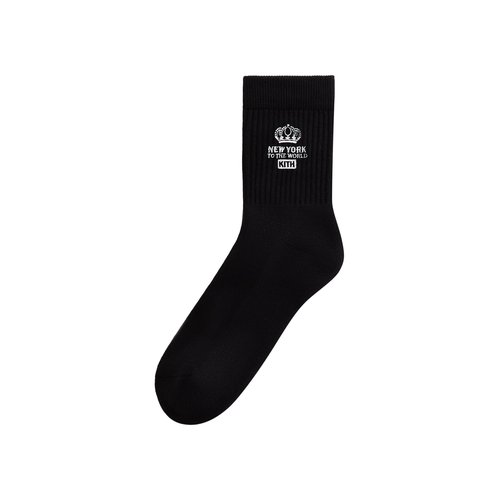 Kith Insignia Cotton Mid Crew Socks - KHM220220 001