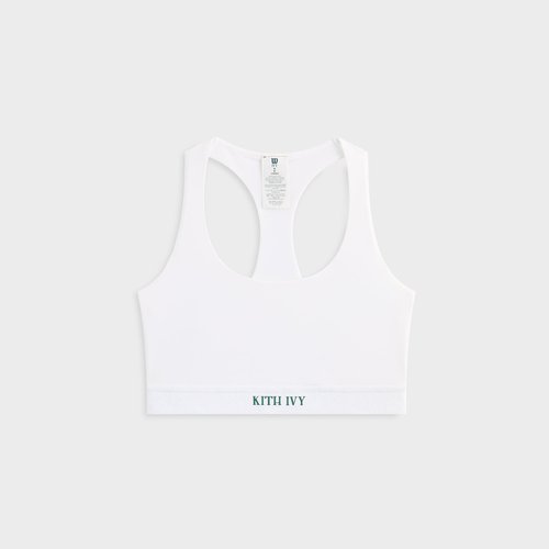 Kith Ivy for Wilson Doubles Racerback Bra - White - WWK0013511WTA