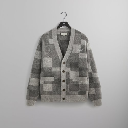 Kith Jean Check Cardigan - Tin - M032600-009