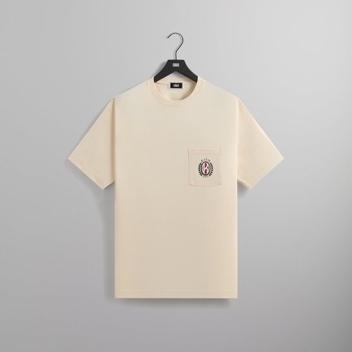 Kith K Shield Pocket Tee - Sandrift - M033308-104