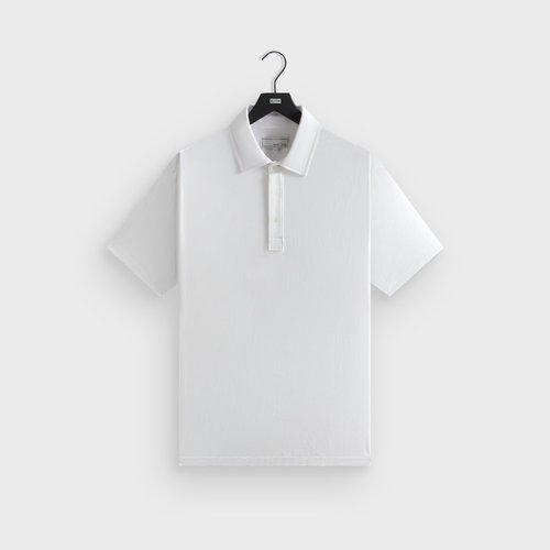 Kith &Kin Pima Jersey Short Sleeve Heathrow Polo - White - M033511-101