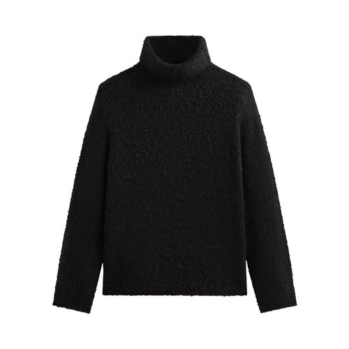 Kith & Kin Speckled Boucle Walker Turtleneck - KHM032646 001